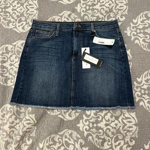 Just Black Tatiana denim mini skirt